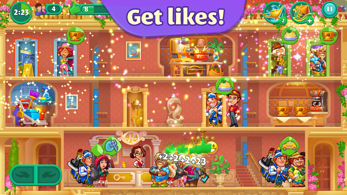 Grand Hotel Mania: Hotel games 4.10.0.19 Apk + Mod for Android 4