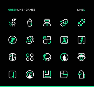 GreenLine Icon Pack : LineX 5.7 Apk for Android 3