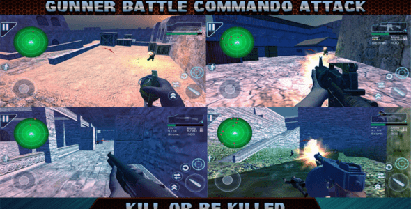 gunner battle commando attack cover