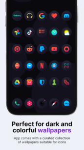 Hera Dark: Circle Icon Pack 6.9.5 Apk for Android 2