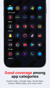 Hera Dark: Circle Icon Pack 6.9.5 Apk for Android 4