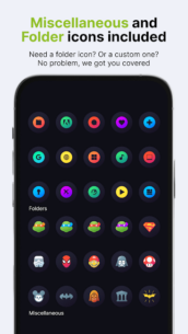 Hera Dark: Circle Icon Pack 6.9.5 Apk for Android 5