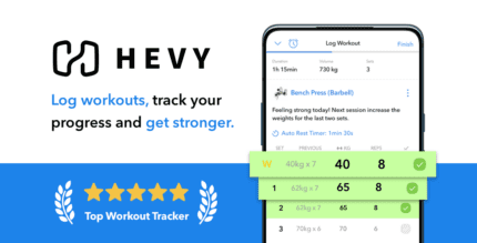 hevy gym workout tracker cover