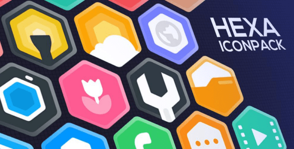 hexa icon pack hexagonal cover