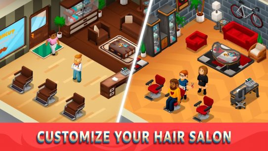 Idle Barber Shop Tycoon – Business Management Game 1.0.7 Apk + Mod for Android 4