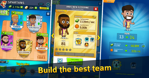 Idle Five Basketball tycoon 1.40.2 Apk + Mod for Android 2