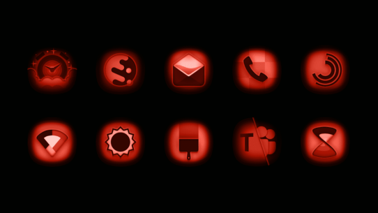 InfraRED – Stealth Icon Pack 16.0.0 Apk for Android 1