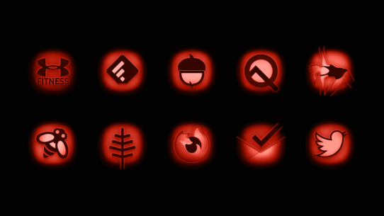 InfraRED – Stealth Icon Pack 16.0.0 Apk for Android 2