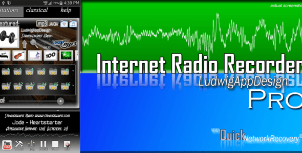 Internet Radio Recorder Pro 7.0.1.6 Apk for Android 1 internet radio recorder pro cover
