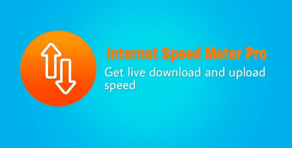 Internet Speed Meter Pro 1.0 Apk for Android 1 internet speed meter pro cover
