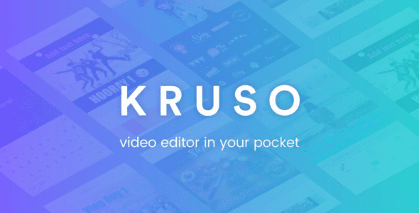 kruso video editor full cover