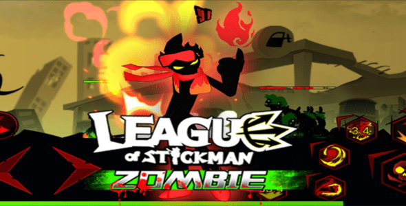 league of stickman zombie games cover