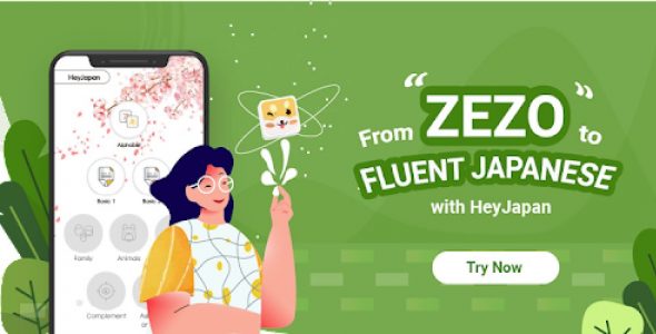 HeyJapan: Learn Japanese (PREMIUM) 1.86 Apk for Android 1 learn basic japanese cover