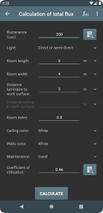 Lighting Calculations 5.3.1 Apk for Android 2