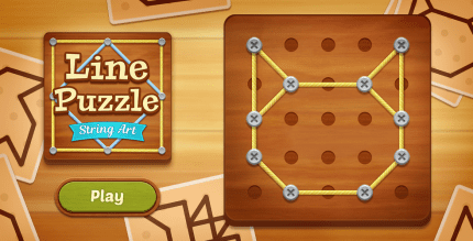 line puzzle string art cover