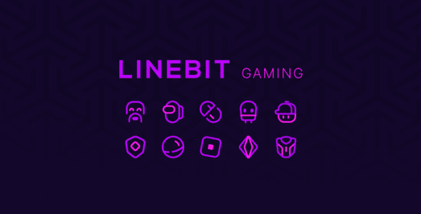 Linebit G Icon Pack 1.6.6 Apk for Android 1 linebit gaming icon pack cover