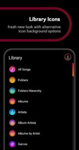 Liv Dark – Poweramp v3 Skin 1.7.7 Apk for Android 3