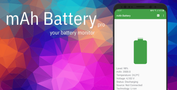 mAh Battery Pro 1.5 Apk for Android 1 mah battery pro cover