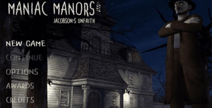 maniac manors cover