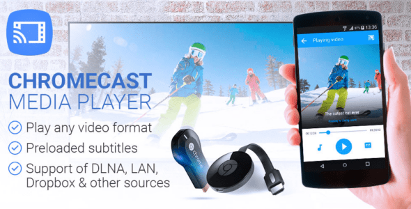 megacast chromecast player android cover