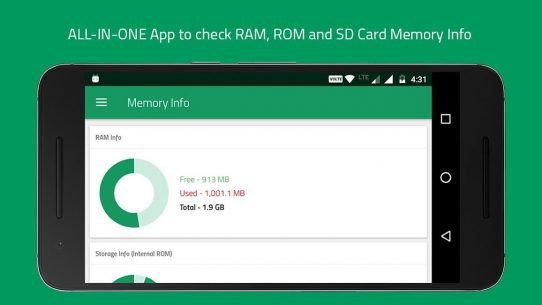 Memory Info (RAM, ROM Internal & SD Card External) (PRO) 2.12 Apk for Android 2