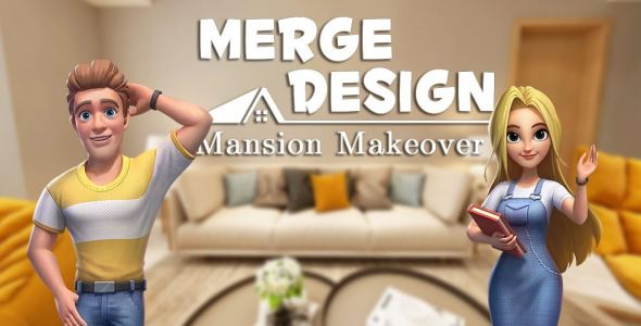 Merge Design-Mansion Makeover 0.1.4.281 Apk + Mod for Android 1 merge design mansion makeover cover