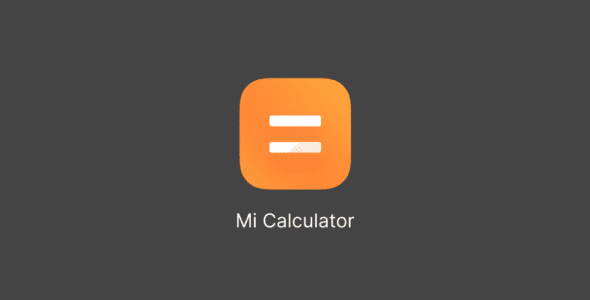 mi calculator cover