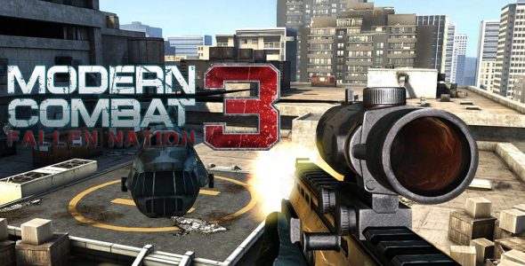 Modern Combat 3: Fallen Nation 1.1.7g Apk + Mod + Data for Android 1 modern combat 3 fallen nation cover