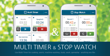 multi timer stopwatch android cover