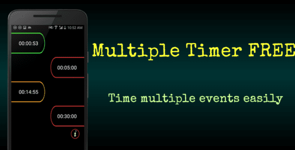 Multiple Timer PRO 1.10 Apk for Android 1 multiple timer pro android cover