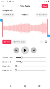 Audio Editor & Music Editor (VIP) 2.1.2 Apk for Android 2