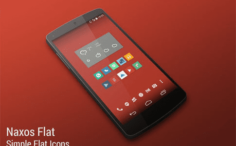 naxos flat icon pack adw nova cover