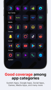 Nova Dark Icon Pack 6.9.6 Apk for Android 4