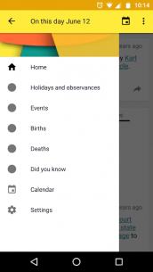 On this day. Historical calendar. 4.3.4 Apk for Android 1