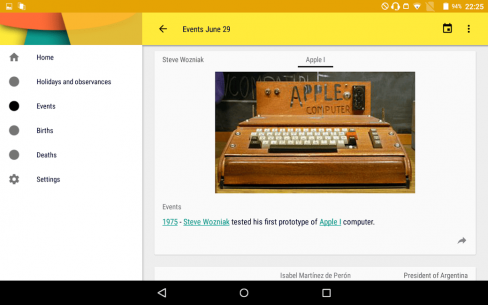 On this day. Historical calendar. 4.3.4 Apk for Android 5