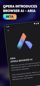 Opera browser beta with AI 87.0.4572.82531 Apk for Android 1