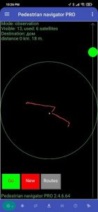 pedestrian voice navigator PRO 2.4.6.64 Apk for Android 1