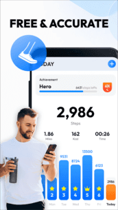 Pedometer – Step Counter (UNLOCKED) 2.2.1 Apk for Android 2