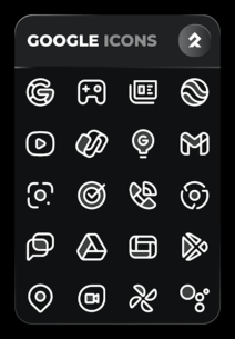 PHANTOM WHITE: Two tone icons 2.1 Apk for Android 1