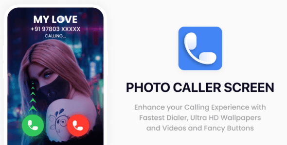 Photo Caller Screen Dialer (PRO) 3.1 Apk for Android 1 photo caller screen pro android cover