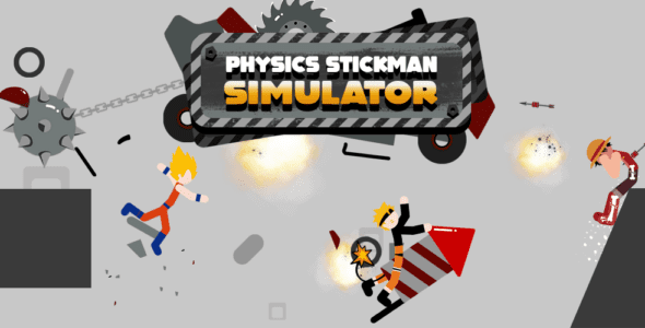 Physics Stick Simulator 1.0.53 Apk + Mod for Android 1 physics stick simulator cover
