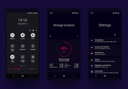 PitchBlack S – Samsung Substratum Theme Oreo/OneUI 36.0 Apk for Android 3