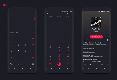 PitchBlack S – Samsung Substratum Theme Oreo/OneUI 36.0 Apk for Android 4