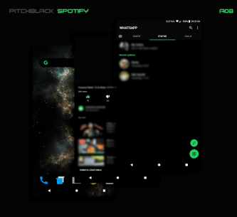 PitchBlack – Substratum Theme For Oreo/Pie/10 89.9 Apk for Android 2