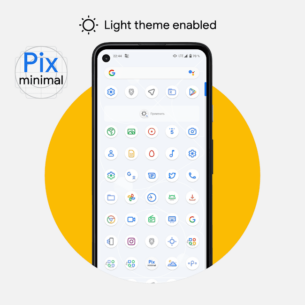 Pix-Minimal Black/White Icons 8.6 Apk for Android 3