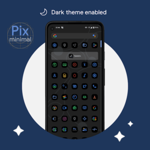 Pix-Minimal Black/White Icons 8.6 Apk for Android 4