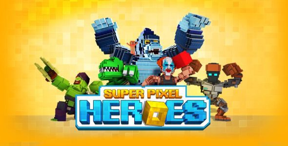 Super Pixel Heroes 1.3.151 Apk for Android 1 pixel hereos battle royal cover