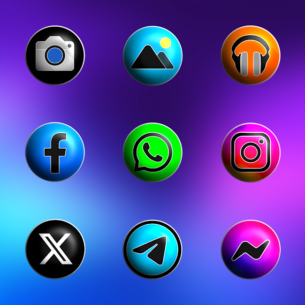 Pixly Fluo 3D – Icon Pack 5.5 Apk for Android 3