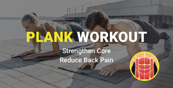 Plank Challenge: Core Workout (PRO) 1.3.0 Apk for Android 1 plank workout at home cover