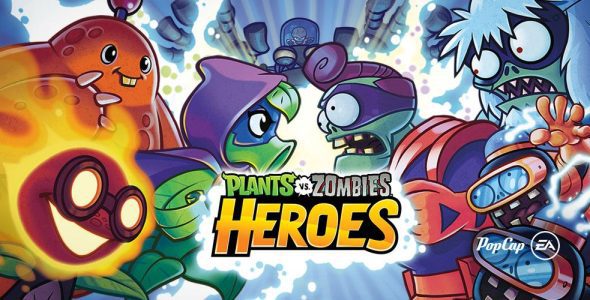 plants vs zombies heroes android cover